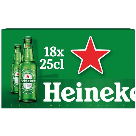 Imagem de Cerveja com Álcool HEINEKEN emb.18x25cl