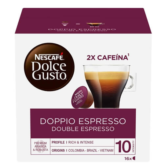 Imagem de Cápsulas de Café Doppio Espresso Int 10 DOLCE GUSTO emb.16un