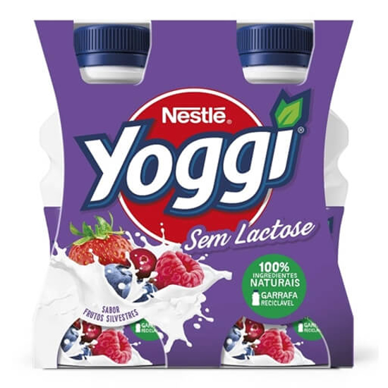 Imagem de Iogurte Líquido sem Lactose Frutos Silvestres YOGGI emb.4x160g