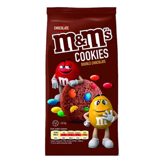 Imagem de Bolachas Cookies Double Chocolate M&M'S emb.180g