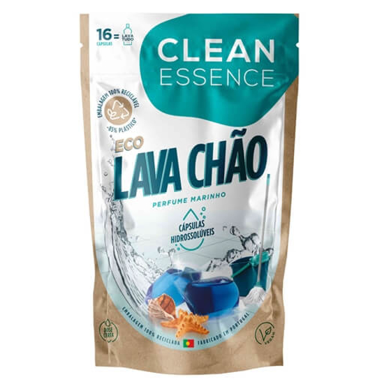 Imagem de Lava Chão Cápsulas Hidrossolúveis Eco Perfume Marinho CLEAN ESSENCE emb.16un