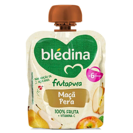 Imagem de Saqueta de Fruta Maçã e Pera Frutapura BLÉDINA emb.85g