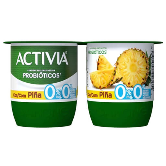 Imagem de Iogurte Bifidus Pedaços Ananás ACTIVIA emb.4x120g