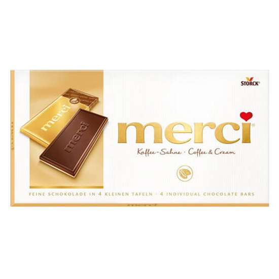 Imagem de Tablete de Chocolate e Café MERCI emb.100g