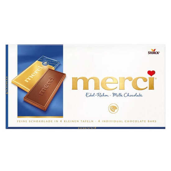 Imagem de Tablete de Chocolate de Leite MERCI emb.100g