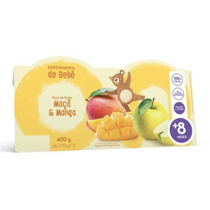 Snack para Bebé Morango e Banana +8M - emb. 20 gr - Continente do Bebé