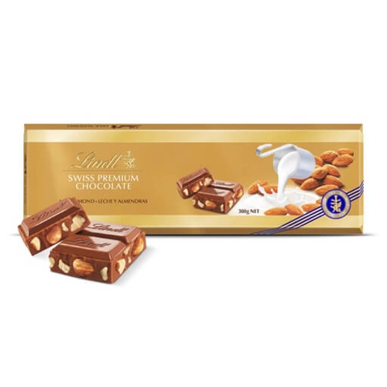 Imagem de Tablete de Chocolate de Leite e Amêndoa LINDT emb.300g