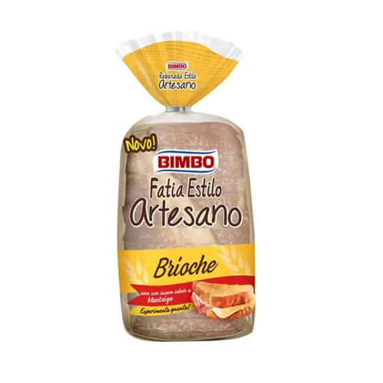 Imagem de Pão de Forma Artesano Brioche BIMBO emb.550g