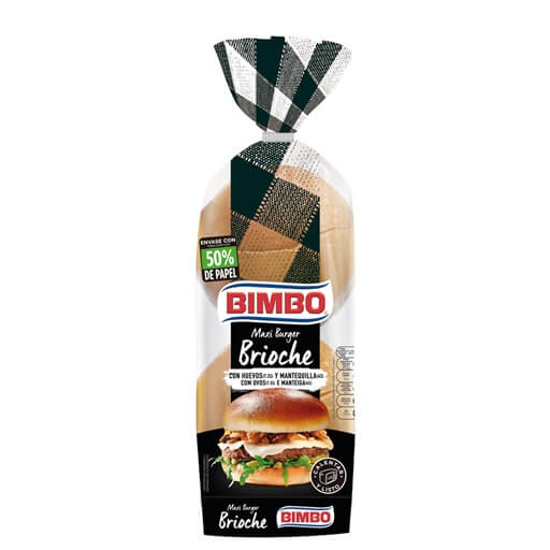 Imagem de Pão Maxi Burguer Brioche BIMBO emb.300g