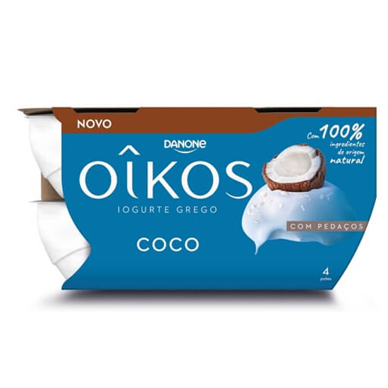 Imagem de Iogurte Grego Coco OIKOS emb.4x110g