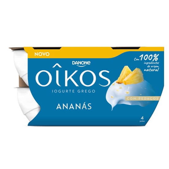 Imagem de Iogurte Grego Ananás OIKOS emb.4x110g