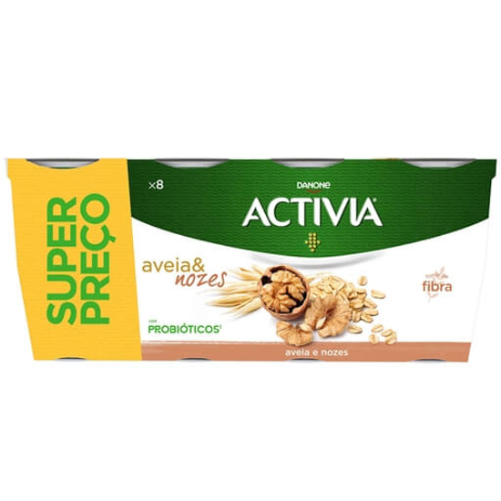 Imagem de Iogurte Bifidus Pedaços Aveia e Noz ACTIVIA emb.8x120g