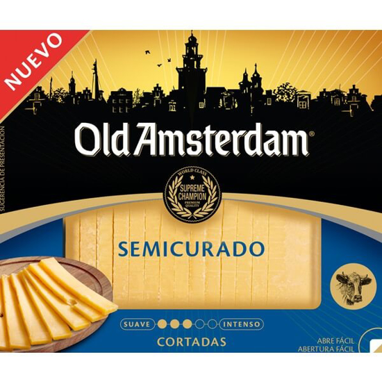 Imagem de Queijo Semi Curado Cortado OLD AMESTERDAM emb.200g