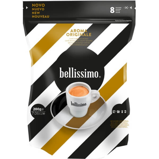 Imagem de Café Moído Torrado Aroma Originale BELLISSIMO emb.200g