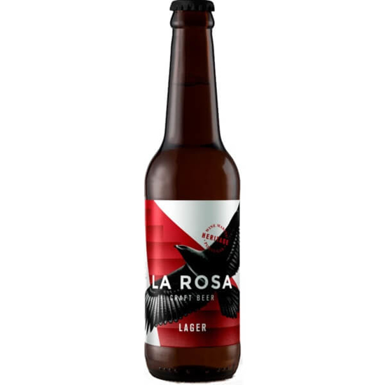 Imagem de Cerveja Artesanal Lager LA ROSA garrafa 33cl