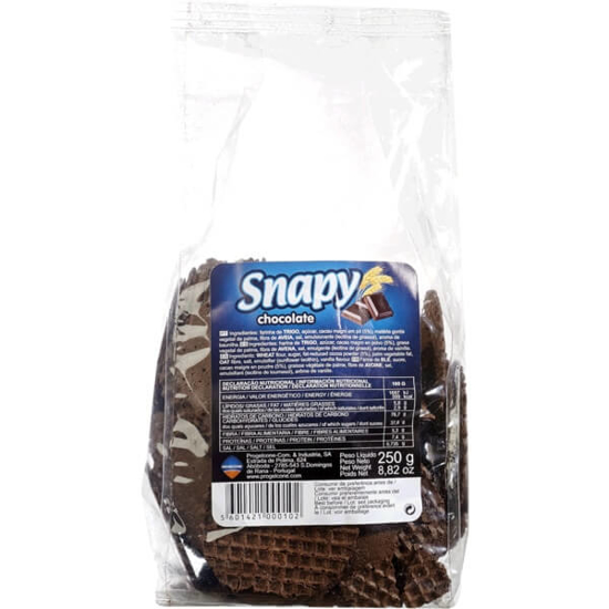 Imagem de Bolachas Wafer de Chocolate SNAPY emb.250g