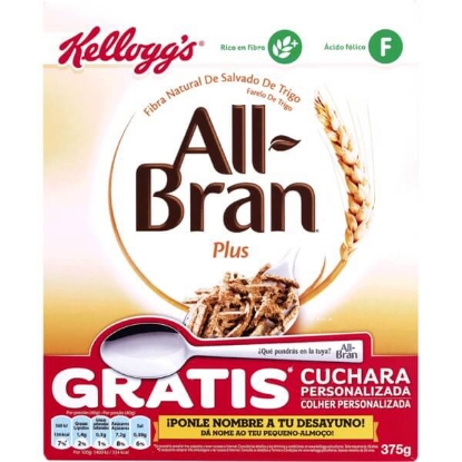 Mostrar detalhes para Cereais com Fibras KELLOGG'S ALL-BRAN emb.375g Imagem de Cereais com Fibras KELLOGG'S ALL-BRAN emb.375g
