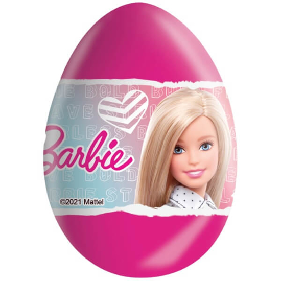 Imagem de Ovo de Chocolate de Leite Barbie Sortido ZAINI emb.20g