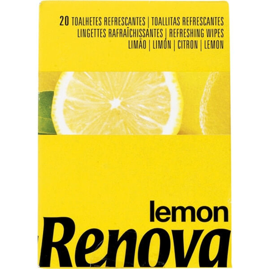 Imagem de Toalhetes Refrescantes de Limão RENOVA emb.20 unidades