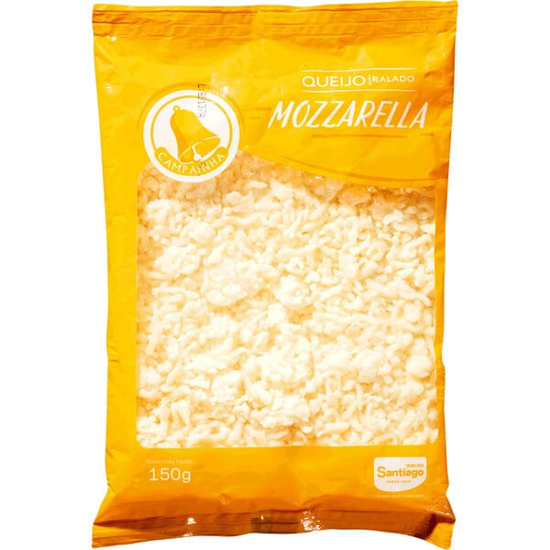 Imagem de Queijo Mozzarella Ralado CAMPAINHA emb.150g