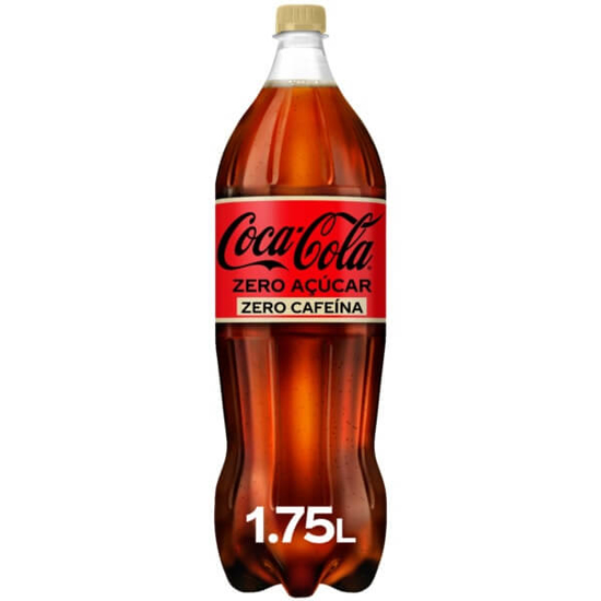 Imagem de Refrigerante com Gás Cola Zero Açúcar Zero Cafeína COCA-COLA emb.1,75L