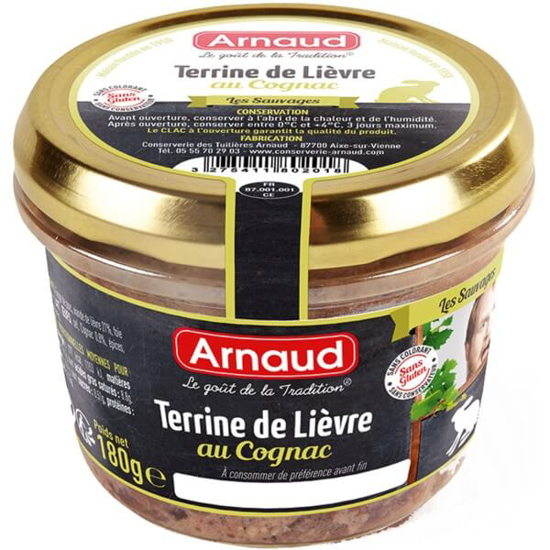 Imagem de Paté de Lebre ARNAUD frasco 180g