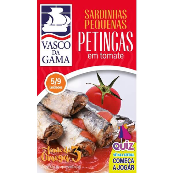 Imagem de Petinga em Tomate VASCO DA GAMA lata 90g