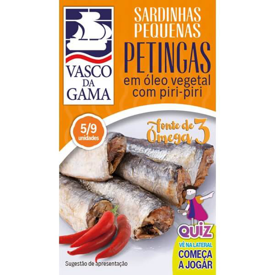 Imagem de Petinga em Óleo Picante VASCO DA GAMA lata 90g