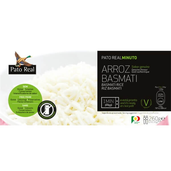 Imagem de Arroz Basmati PATO REAL MINUTO emb.260g