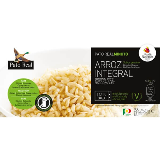 Imagem de Arroz Integral PATO REAL MINUTO emb.250g