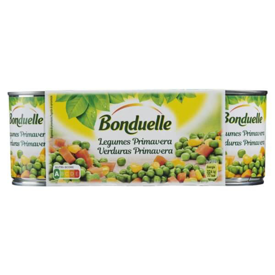 Imagem de Legumes Primavera BONDUELLE Pack 3 lata 200g