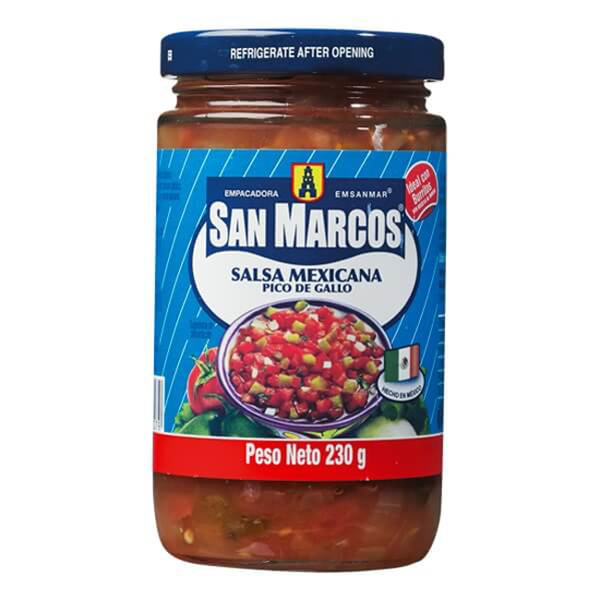 Imagem de Salsa Mexicana Pico de Gallo SAN MARCOS frasco 230g