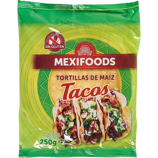 Imagem de Tortilhas de Milho Tacos MEXIFOODS emb.250g