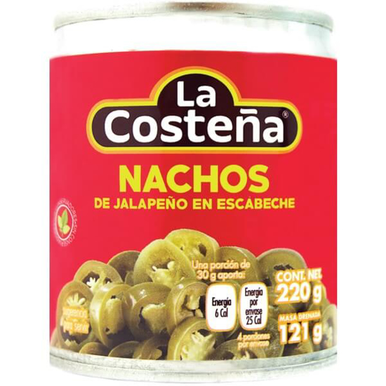 Imagem de Nachos de Jalapeño em Escabeche LA COSTEÑA lata 220g