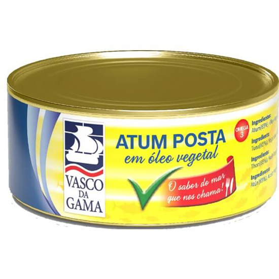 Imagem de Atum em Óleo Vegetal Posta VASCO DA GAMA lata 160g