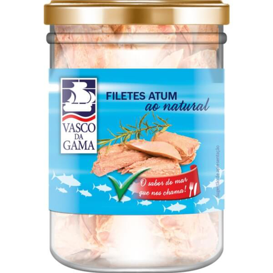 Imagem de Filetes de Atum ao Natural VASCO DA GAMA frasco 200g