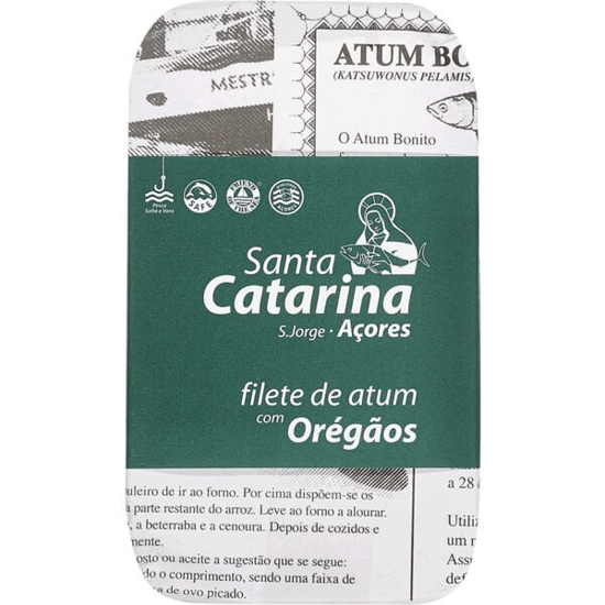 Imagem de Filete de Atum com Oregãos SANTA CATARINA lata 120g