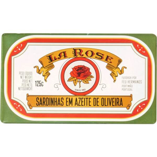 Imagem de Sardinhas em Azeite de Oliveira LA ROSE lata 120g