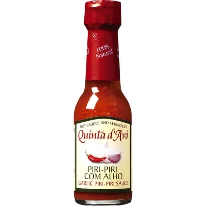 Mostrar detalhes para Piri-Piri com Alho QUINTA D' AVÓ frasco 90g Imagem de Piri-Piri com Alho QUINTA D' AVÓ frasco 90g