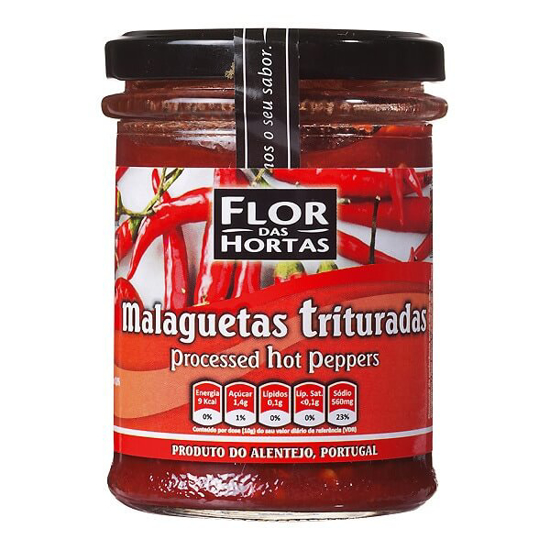 Imagem de Malaguetas Trituradas FLOR DAS HORTAS frasco 200g