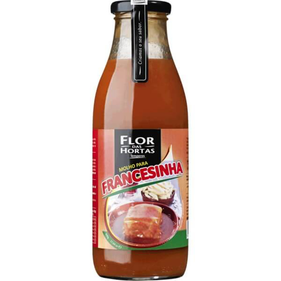 Imagem de Molho para Francesinha FLOR DAS HORTAS garrafa 500ml