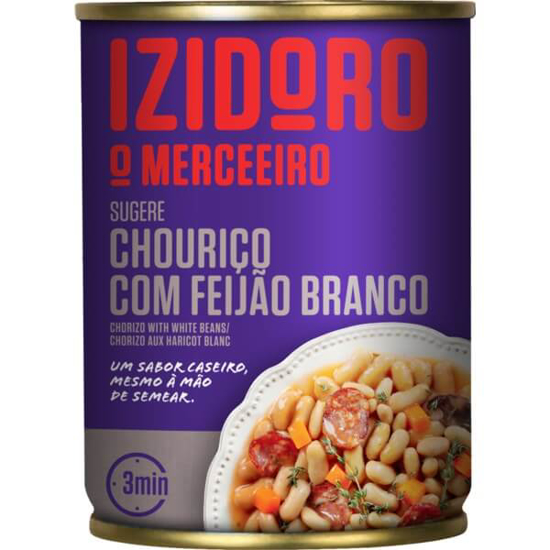 Imagem de Chouriço com Feijão Branco IZIDORO SABOR CASEIRO lata 420g