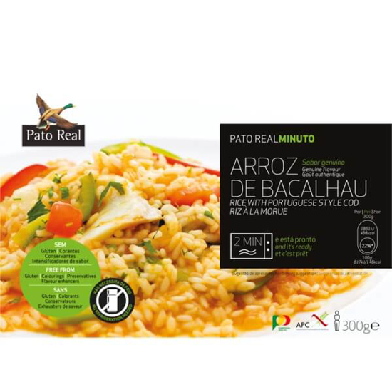 Imagem de Arroz de Bacalhau PATO REAL MINUTO emb.300g