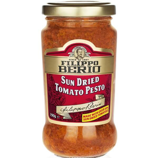 Imagem de Molho Pesto com Tomate Seco ao Sol FILIPPO BERIO frasco 190g