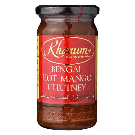 Imagem de Chutney Manga Bengal KHANUM frasco 350g