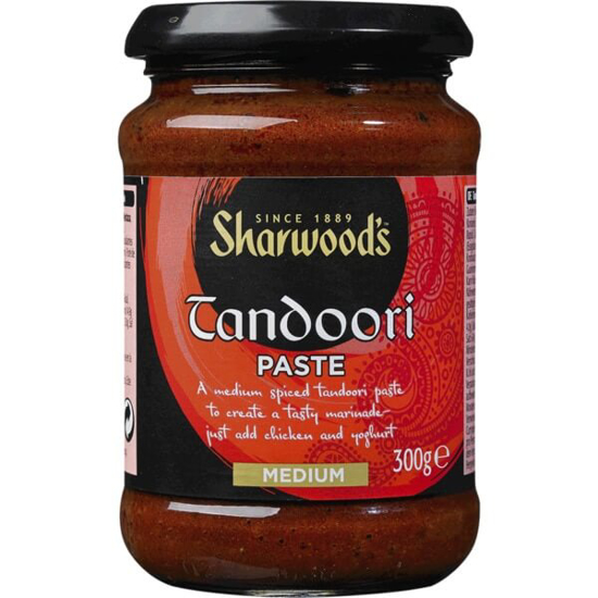 Imagem de Pasta de Caril Tandoori Médio SHARWOOD´S frasco 300g