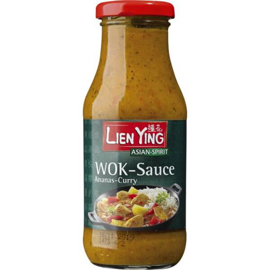 Imagem de Molho para Wok de Ananás e Caril LIEN YING frasco 240ml