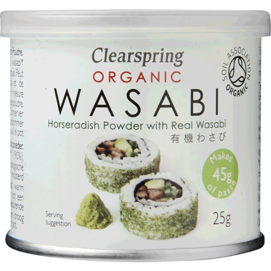 Imagem de Wasabi em Pó Biológico CLEARSPRING lata 25g