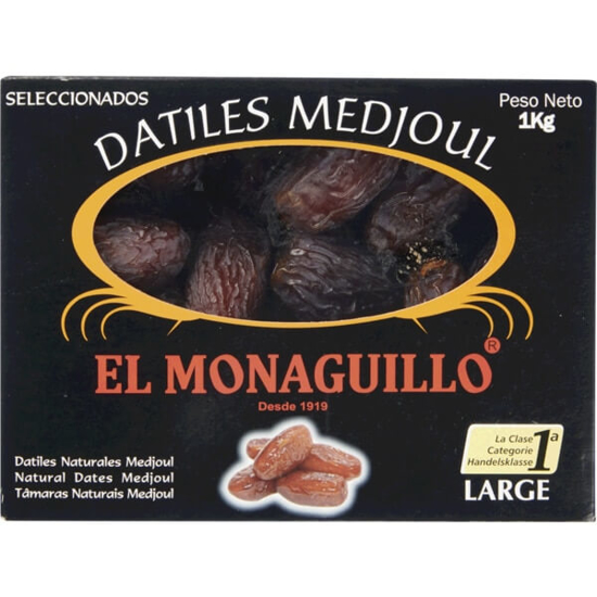 Imagem de Tâmaras Medjoul EL MONAGUILLO emb.1kg