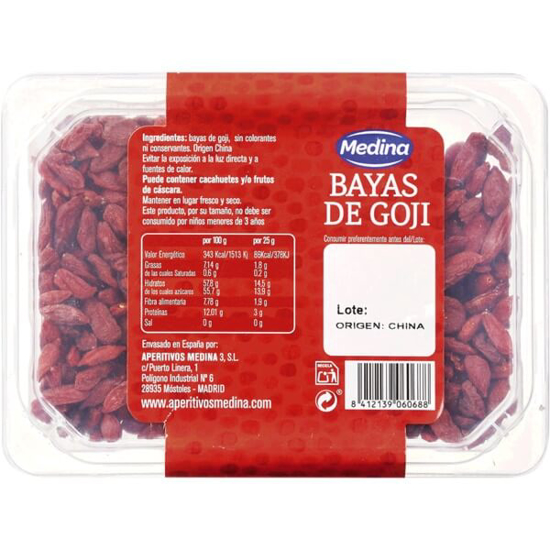 Imagem de Bagas de Goji MEDINA emb.200g